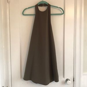 NWT GREEN BACKLESS DRESS